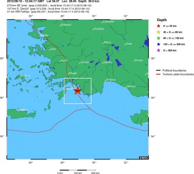 Τραυματίες στην Τουρκία από τον σεισμό