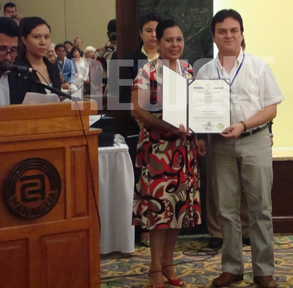 ΝΙΚΑΡΑΓΟΥΑ 2007: Η Δήμαρχος της Μανάγκουα τον ανακήρυξε "διακεκριμένο επισκέπτη" της πρωτεύσας της Νικαράγουας 