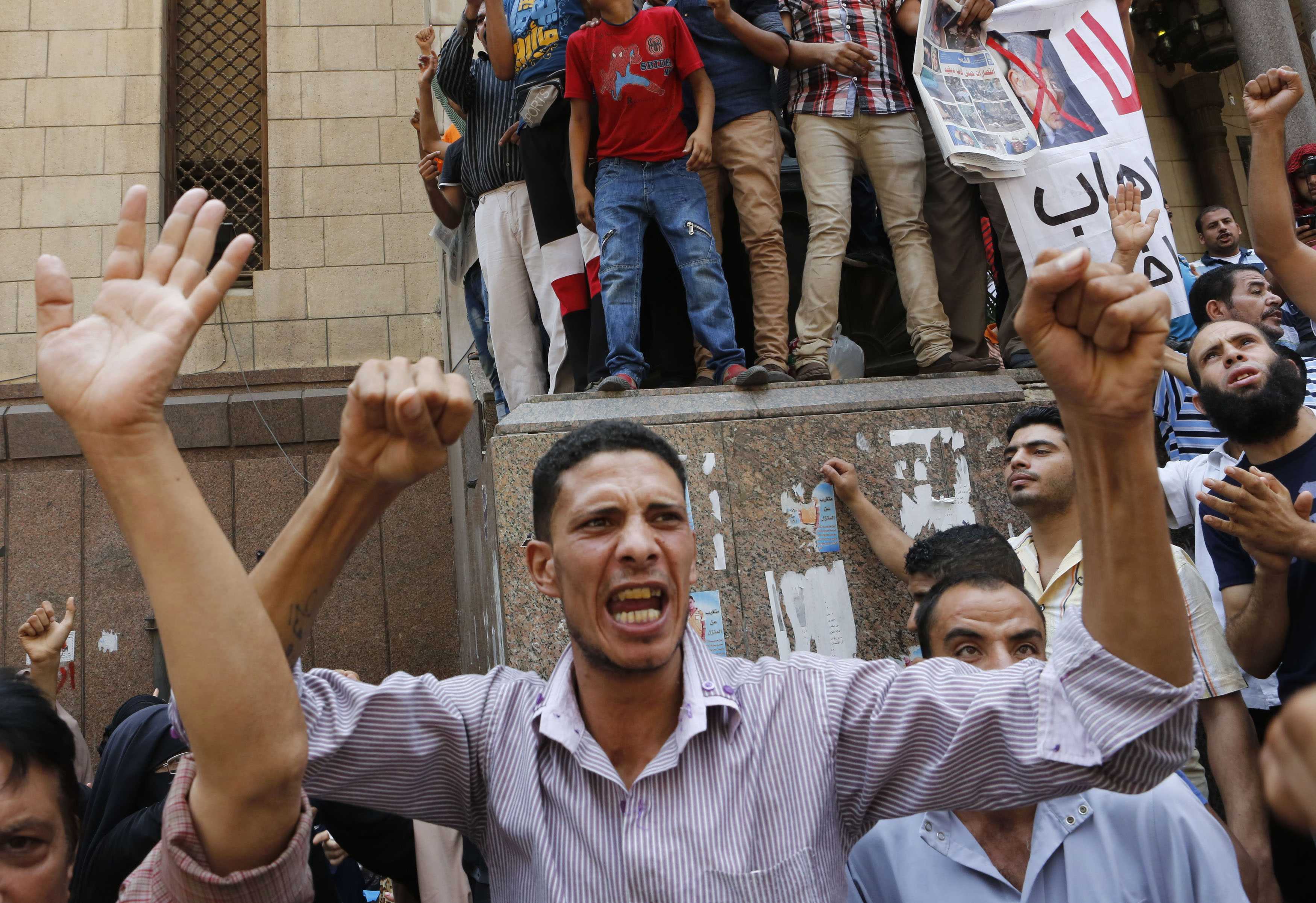 Από το πρωί υποστηρικτές του Μόρσι έχουν βγεί στους δρόμους ΦΩΤΟ REUTERS