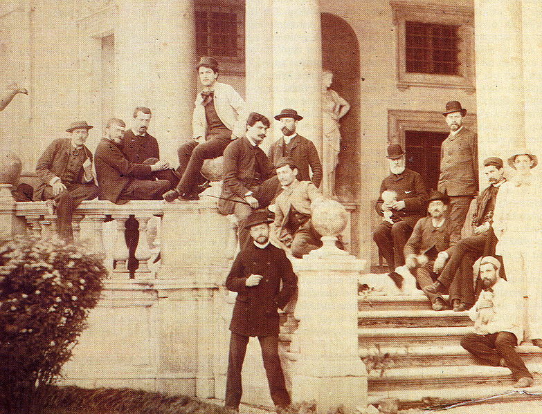 Το 1885 στη Βίλα των Μεδίκων