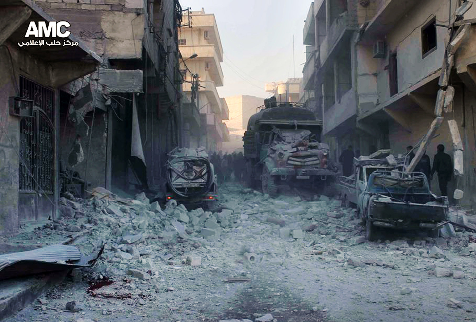 Φωτό - Eurokinissi - "Κρανίου τόπος" το Χαλέπι