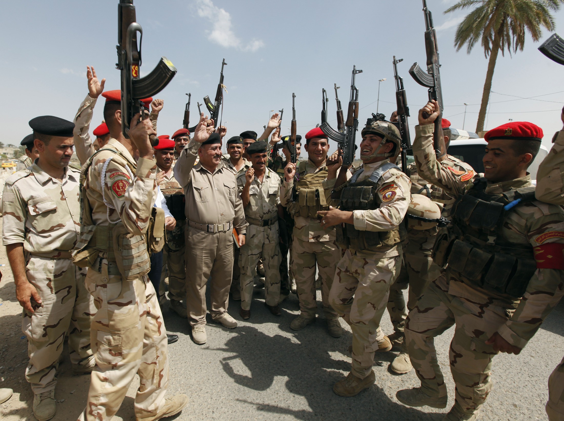 Φωτό - Reuters - Οι δυνάμεις του ιρακινού στρατού