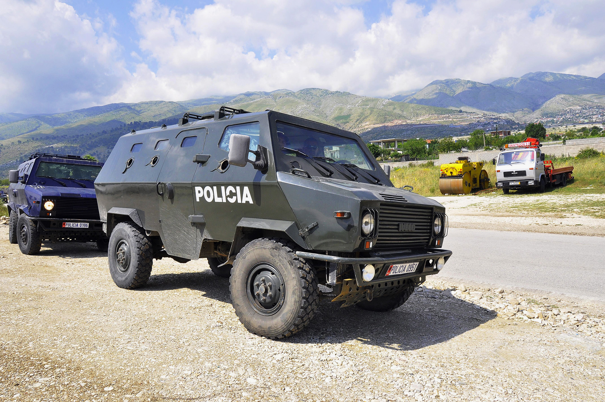 Μετά από μέρες οι πάνοπλοι αστυνομικοί πήραν τον έλεγχο του χωριού - ΦΩΤΟ - EUROKINISSI