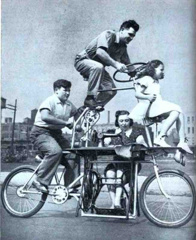 Ποδήλατο - ραπτομηχανή το 1939