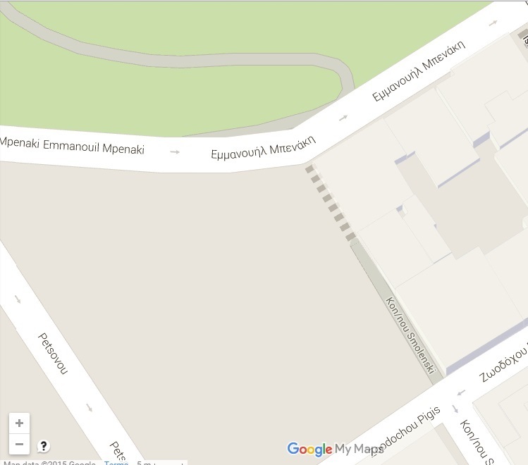 Το ακριβές σημείο - Φωτό από google maps