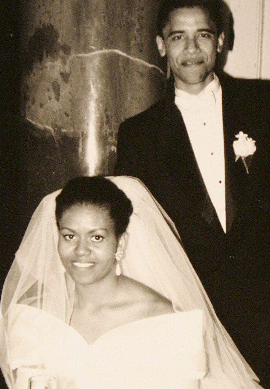 18 Οκτωβρίου,1992 - Η μέρα που οι δυο τους παντρεύτηκαν / Φωτογραφία: Obama For America