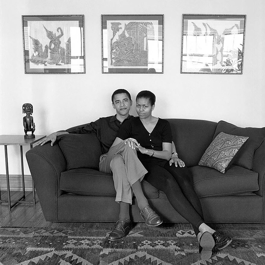 Μπαράκ και Μισέλ Ομπάμα, 26 Μαϊου του 1996 / Φωτογραφία: Mariana Cook