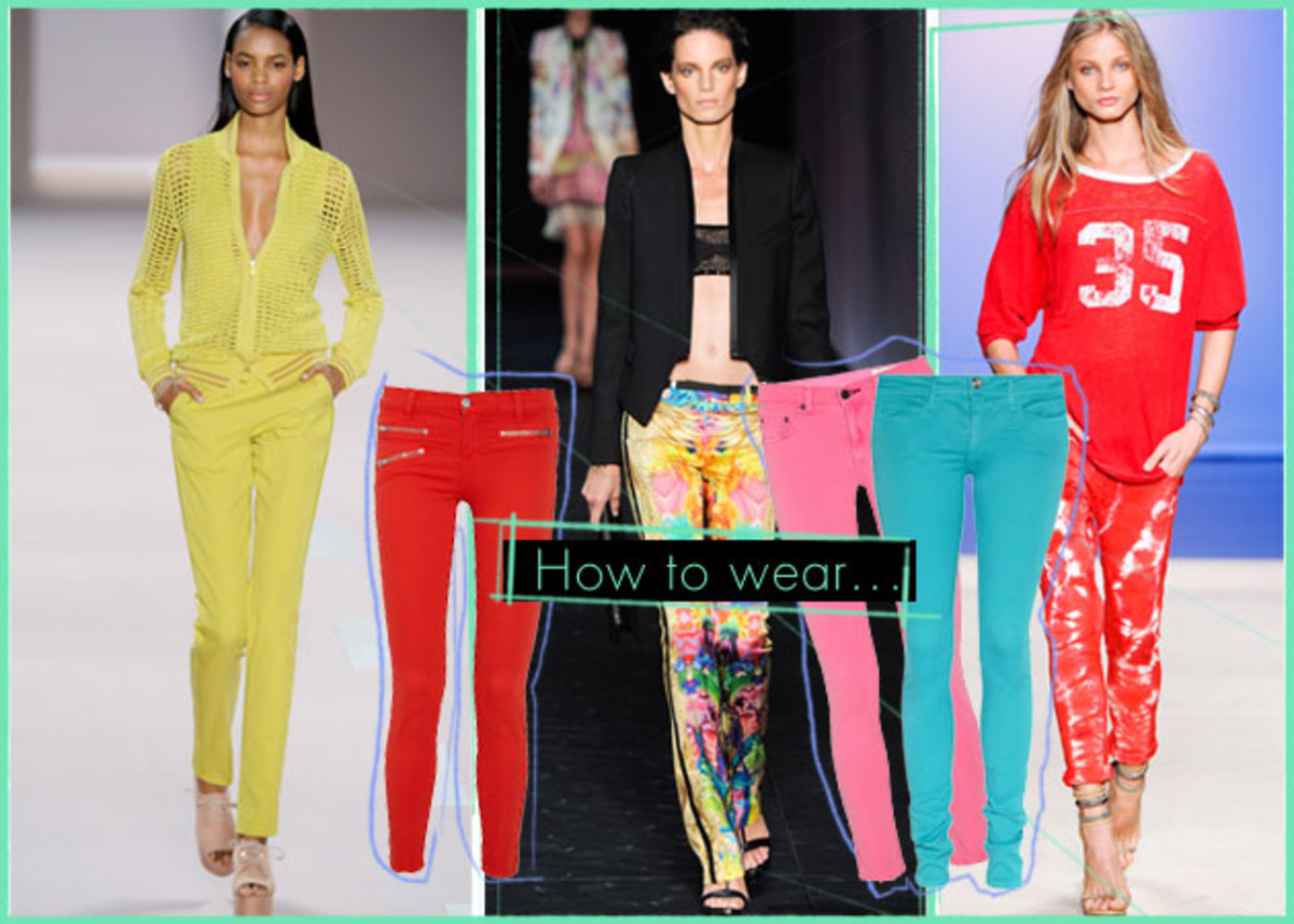 Colour pants! Πώς να φορέσεις τα χρωματιστά σου παντελόνια. Τι πρέπει να προσέξεις…