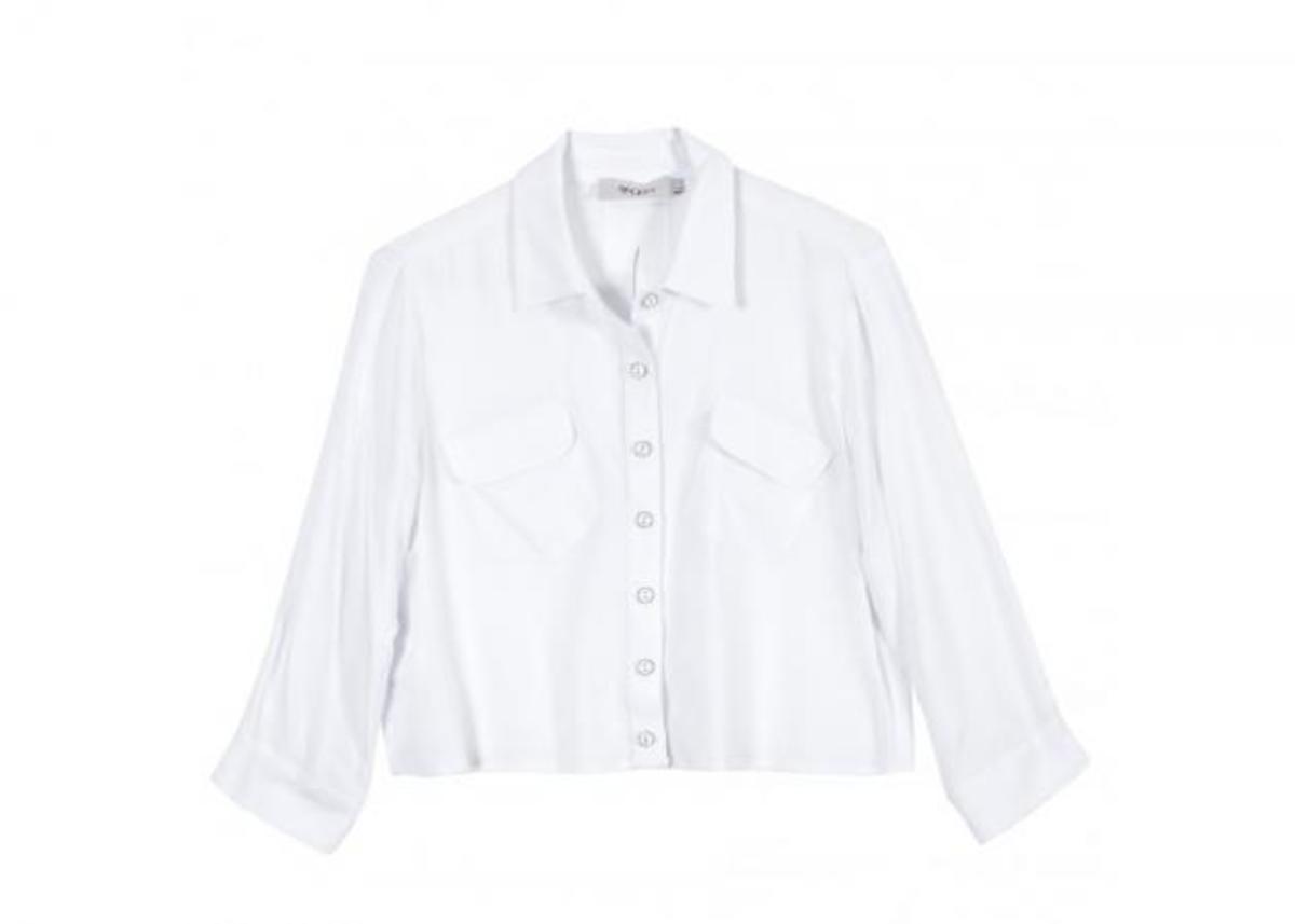 Λευκό cropped πουκάμισο: Φόρεσε την τάση!