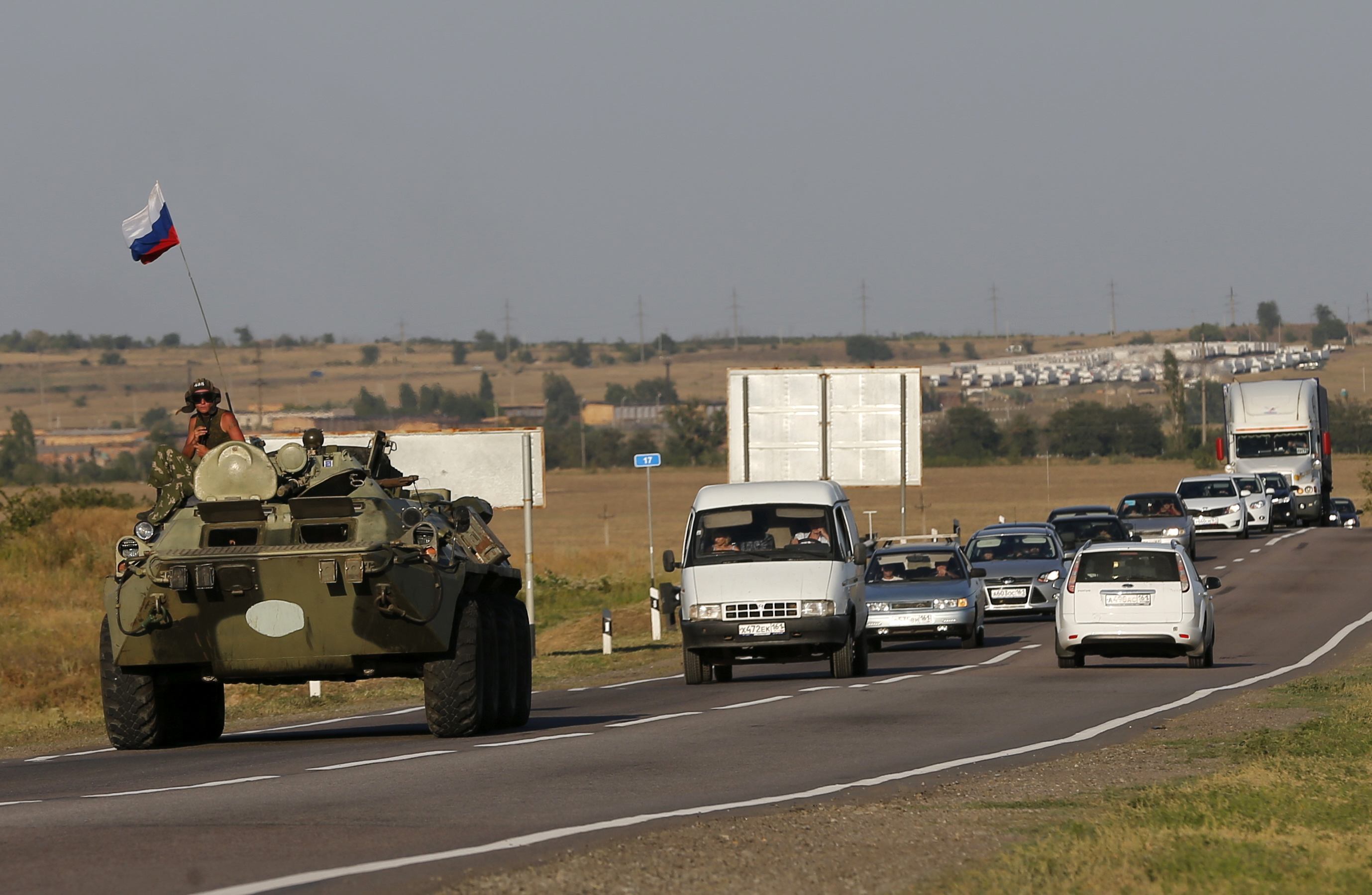 Διαψεύδει η Ρωσία ότι δικά της οχήματα μπήκαν στην Ουκρανία