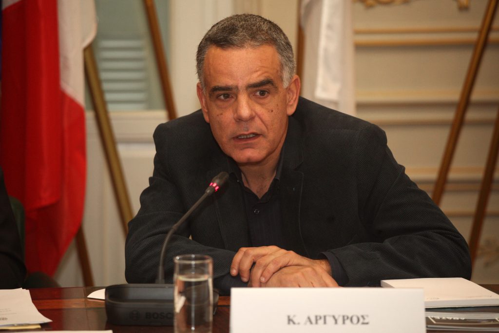 O Κώστας Αργυρός εκπρόσωπος Τύπου του Ποταμιού