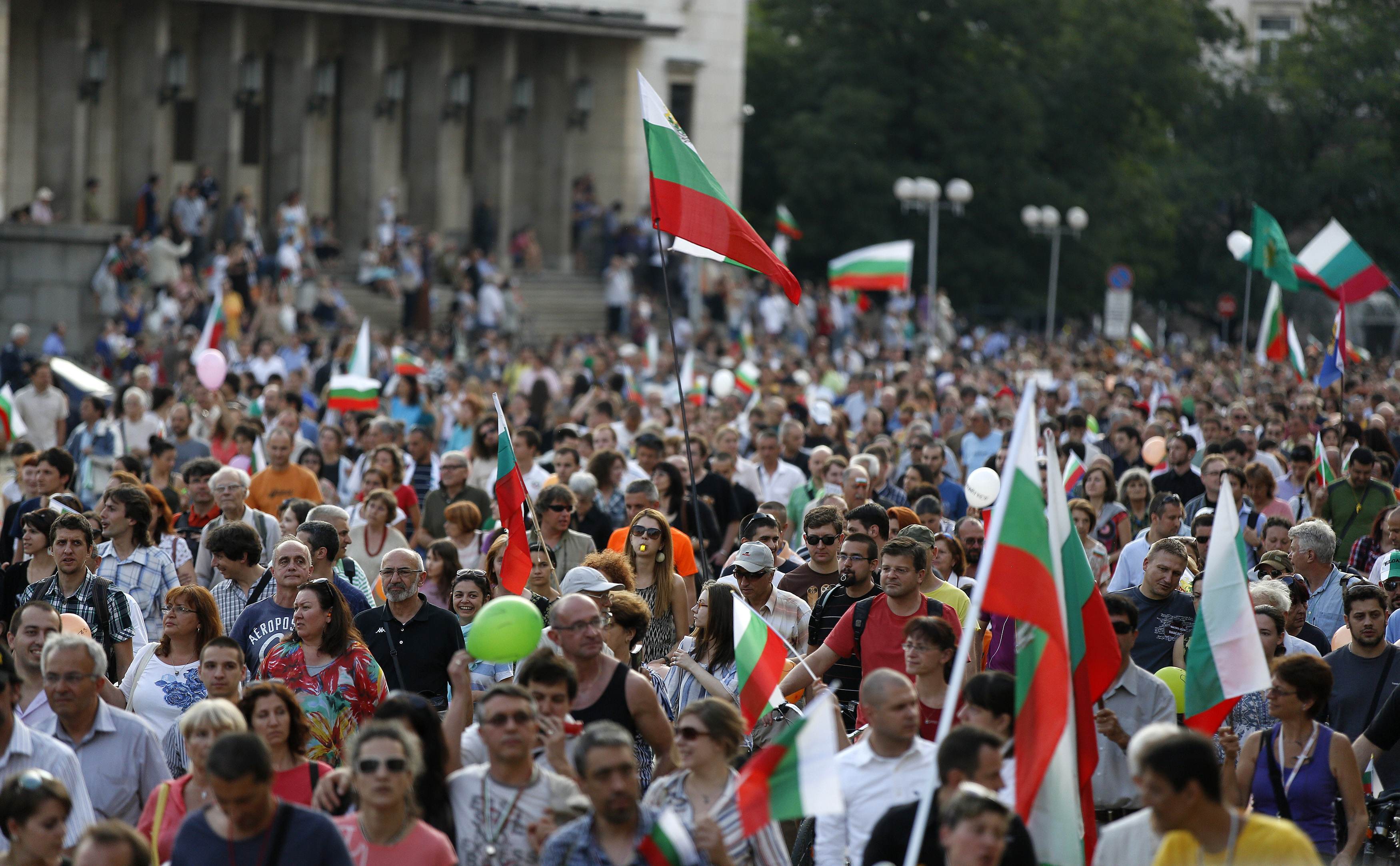 Συνεχίζονται οι αντικυβερνητικές διαδηλώσεις στη Βουλγαρία ΦΩΤΟ ΑΡΧΕΙΟΥ REUTERS