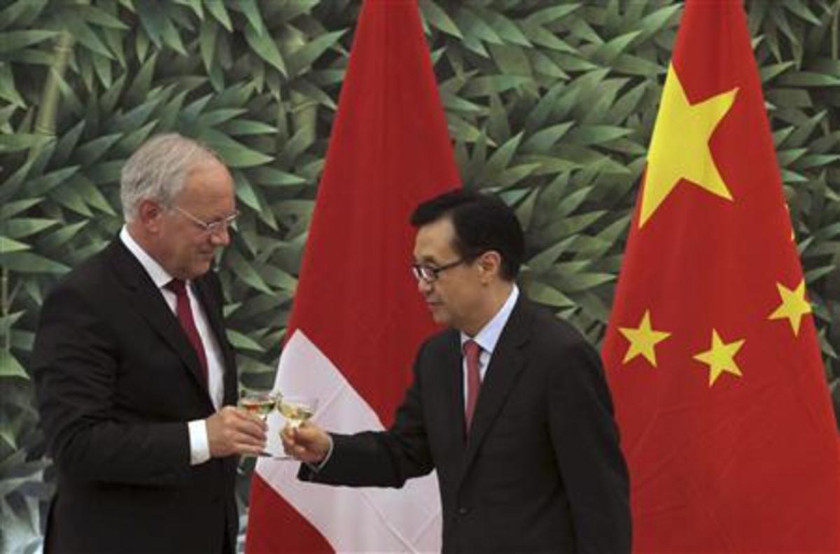 Κίνα – Ελβετία υπέγραψαν συμφωνία ελεύθερου εμπορίου
