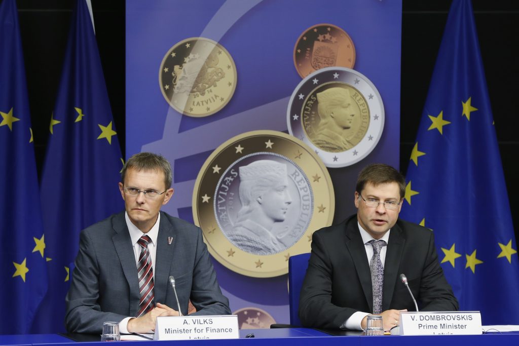 Η Λετονία μπαίνει στο ευρώ από την 1η Ιανουαρίου 2014 ΦΩΤΟ REUTERS
