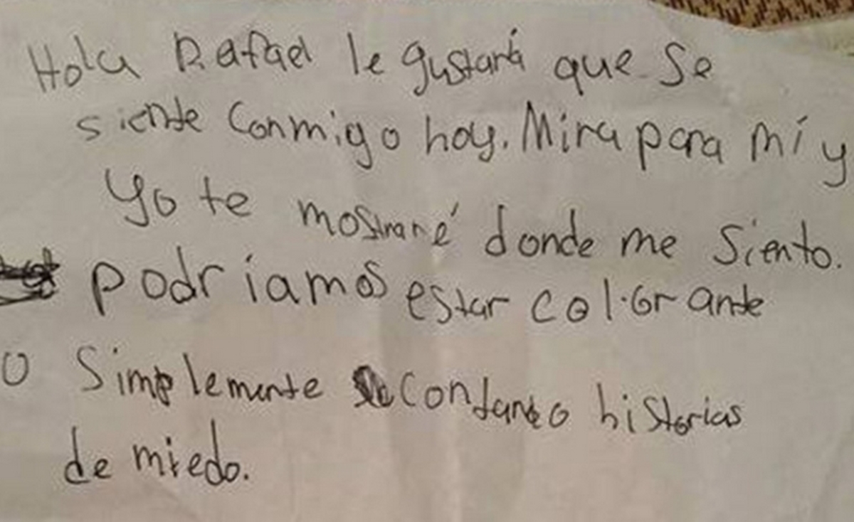 Το γράμμα στον μικρό Rafael που συγκίνησε το ίντερνετ!