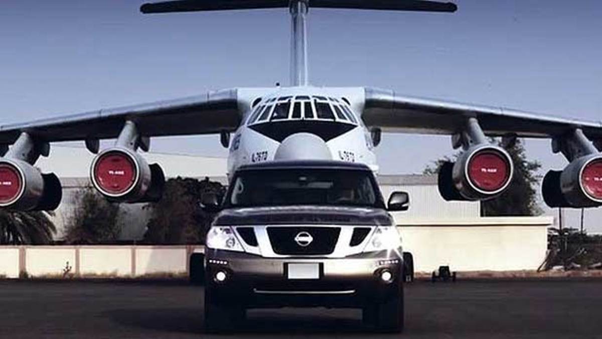 Ένα Nissan Patrol κάνει νέο ρεκόρ ρυμούλκισης αεροπλάνου (VIDEO)