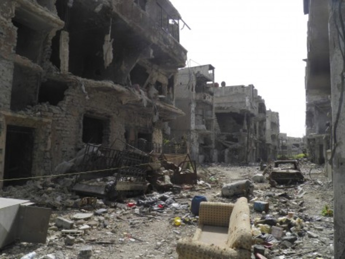 Αεροσκάφη σφυροκόπησαν θέσεις ανταρτών στη Δαμασκό