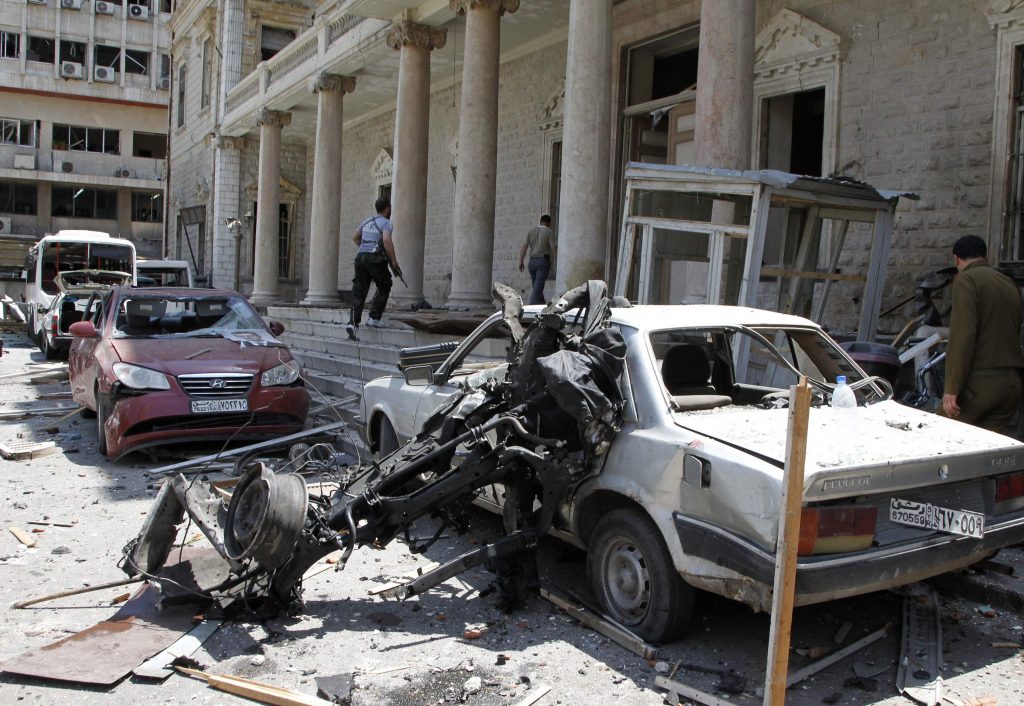13 νεκροί και 70 τραυματίες από έκρηξη στο κέντρο της Δαμασκού