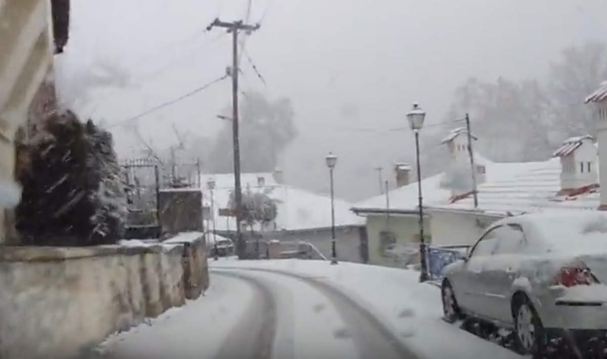 Η χιονισμένη Καστοριά - ΦΩΤΟ από youtube