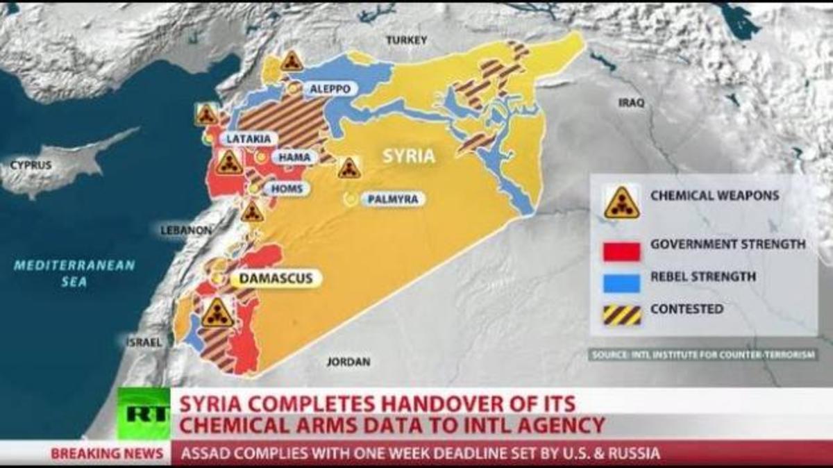 Ο “χάρτης” των χημικών της Συρίας (VIDEO)