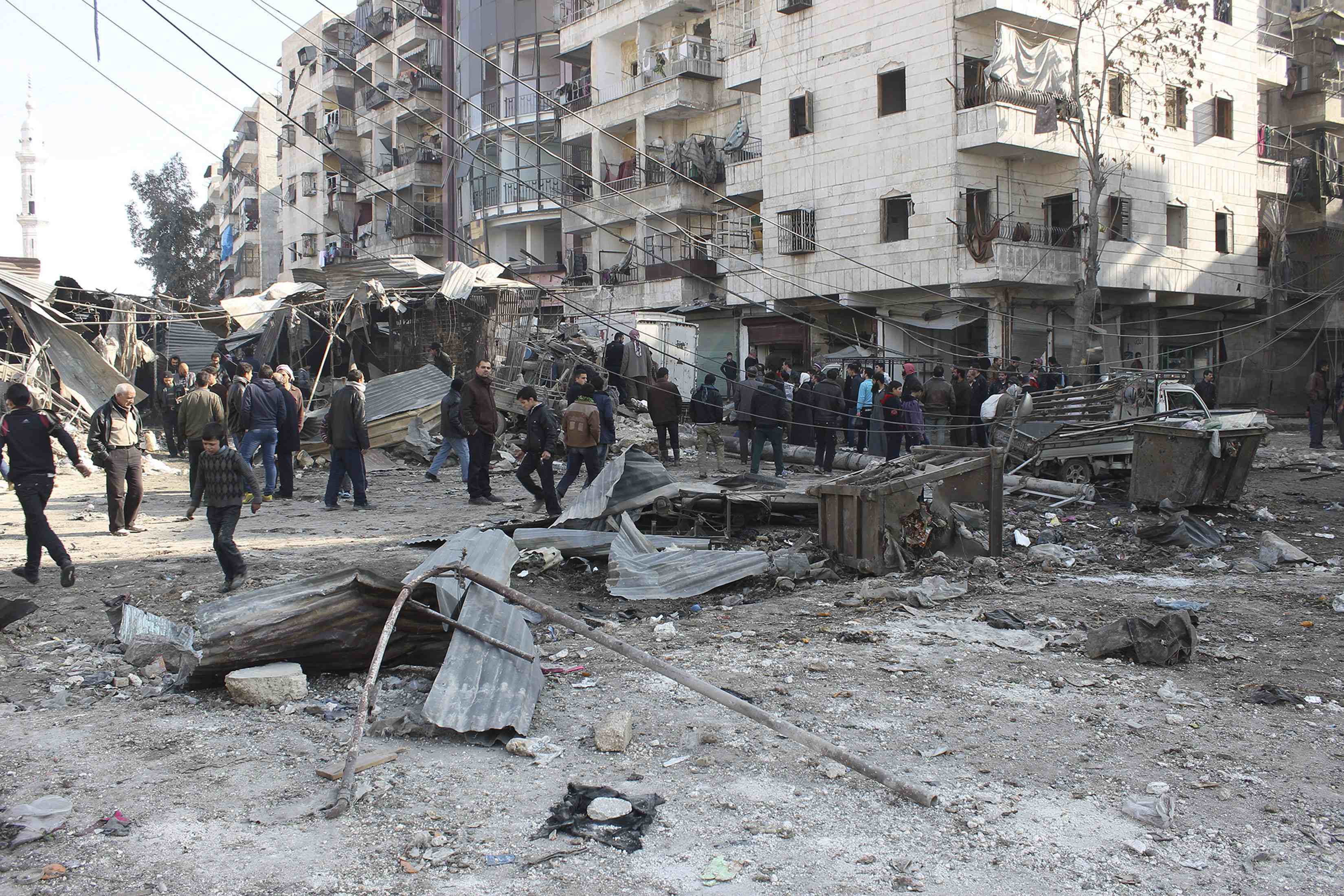 Μακελειό σε αγορά της Συρίας – Βίντεο με σκληρές εικόνες