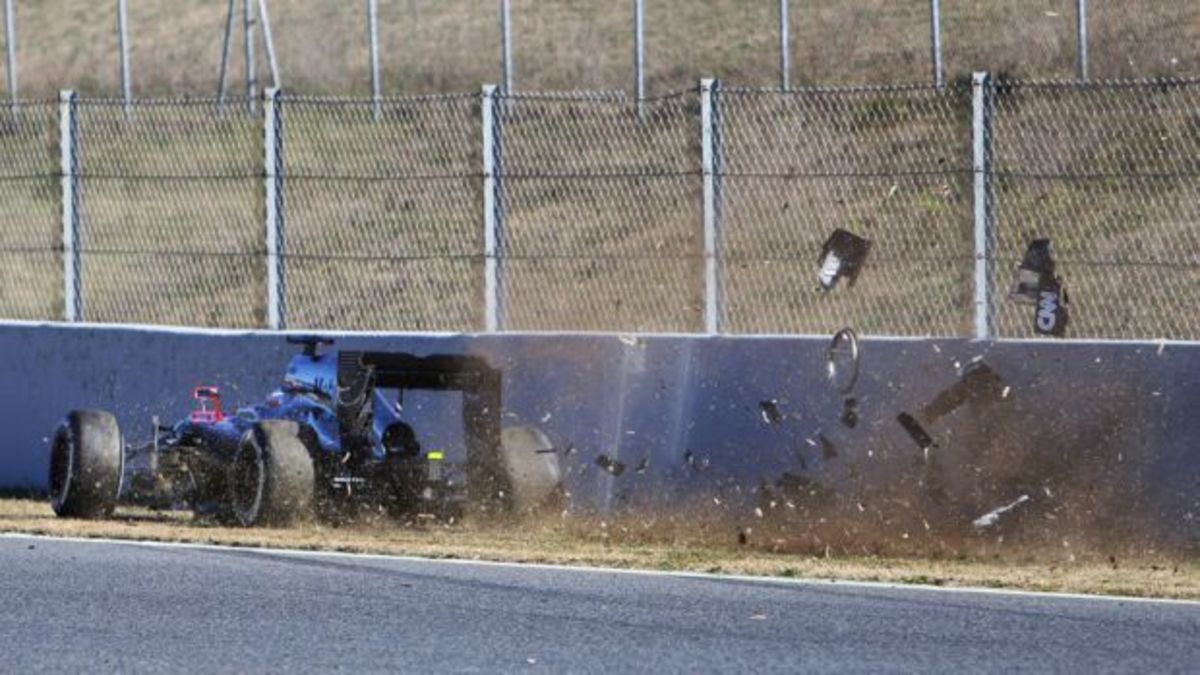 F1: Ελαφρά διάσειση ο Alonso μετά το χθεσινό ατύχημα