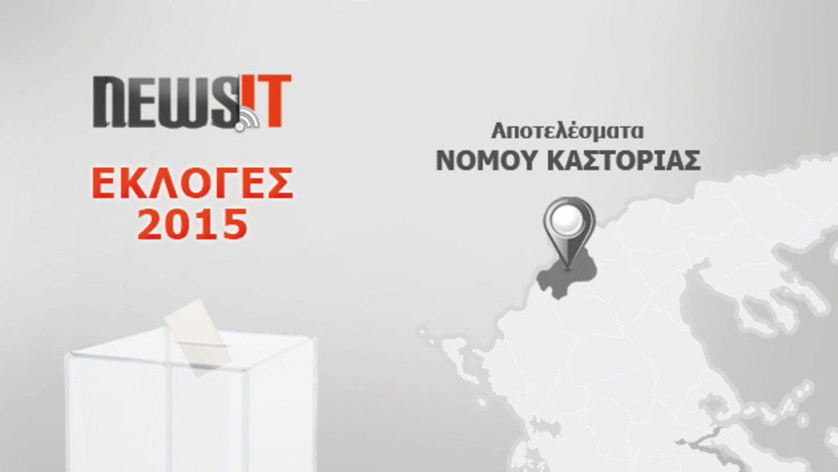 Αποτελέσματα εκλογών 2015: “Έκλεισε” στη ΝΔ στον Νομό Καστοριάς – Εκλέγονται Αντωνίου και Διαμαντόπουλος