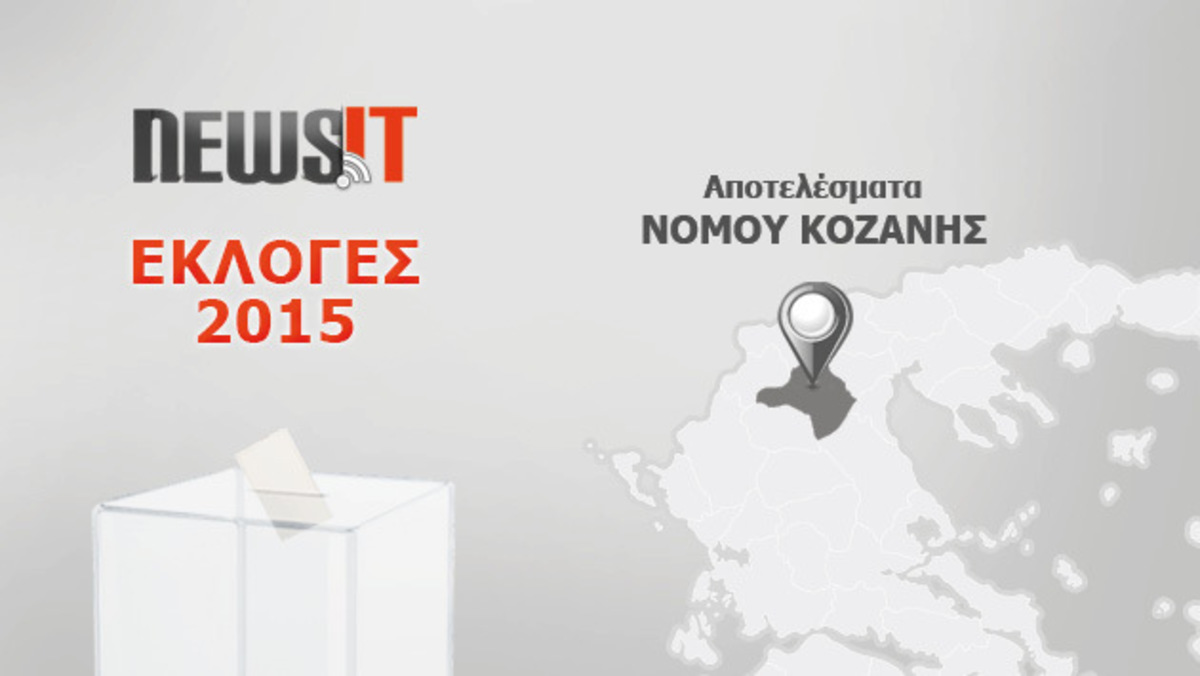 Αποτελέσματα εκλογών 2015: Πρώτη η Ραχήλ Μακρή – Μπροστά ο ΣΥΡΙΖΑ στο νομό Κοζάνης