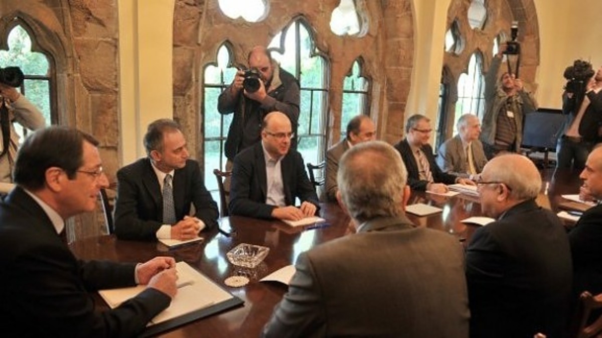 Ολοκληρώθηκε η σύσκεψη των πολιτικών αρχηγών στην Κύπρο