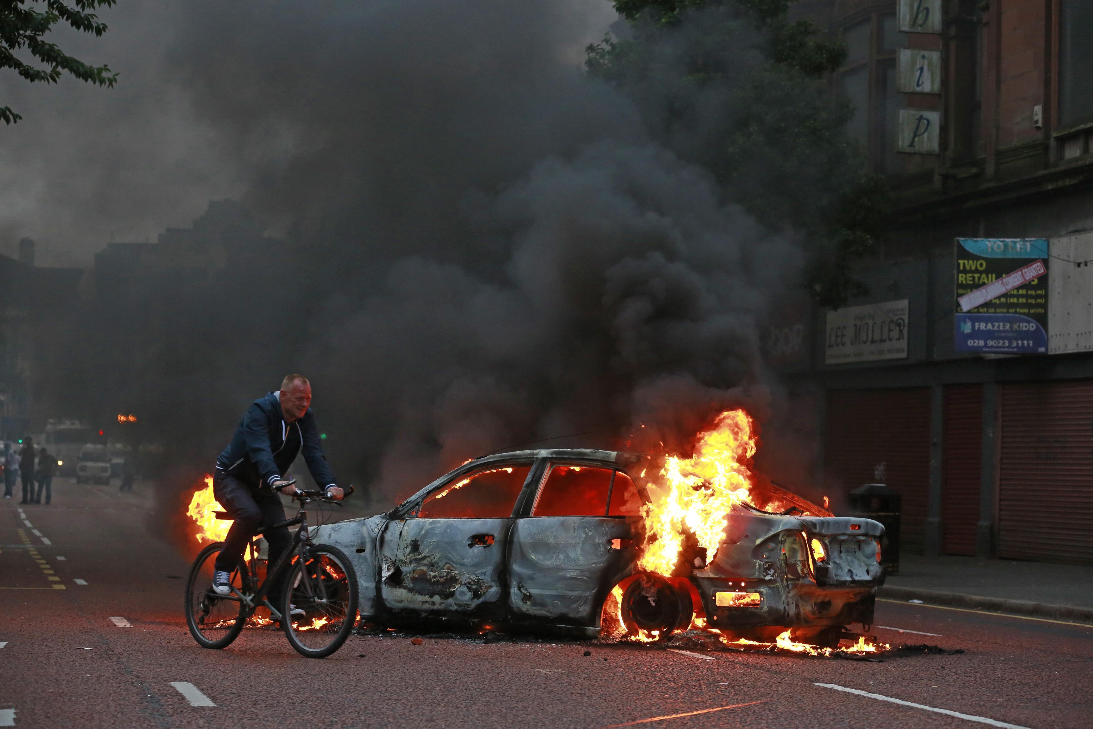 Χάος στους δρόμους. ΦΩΤΟ REUTERS