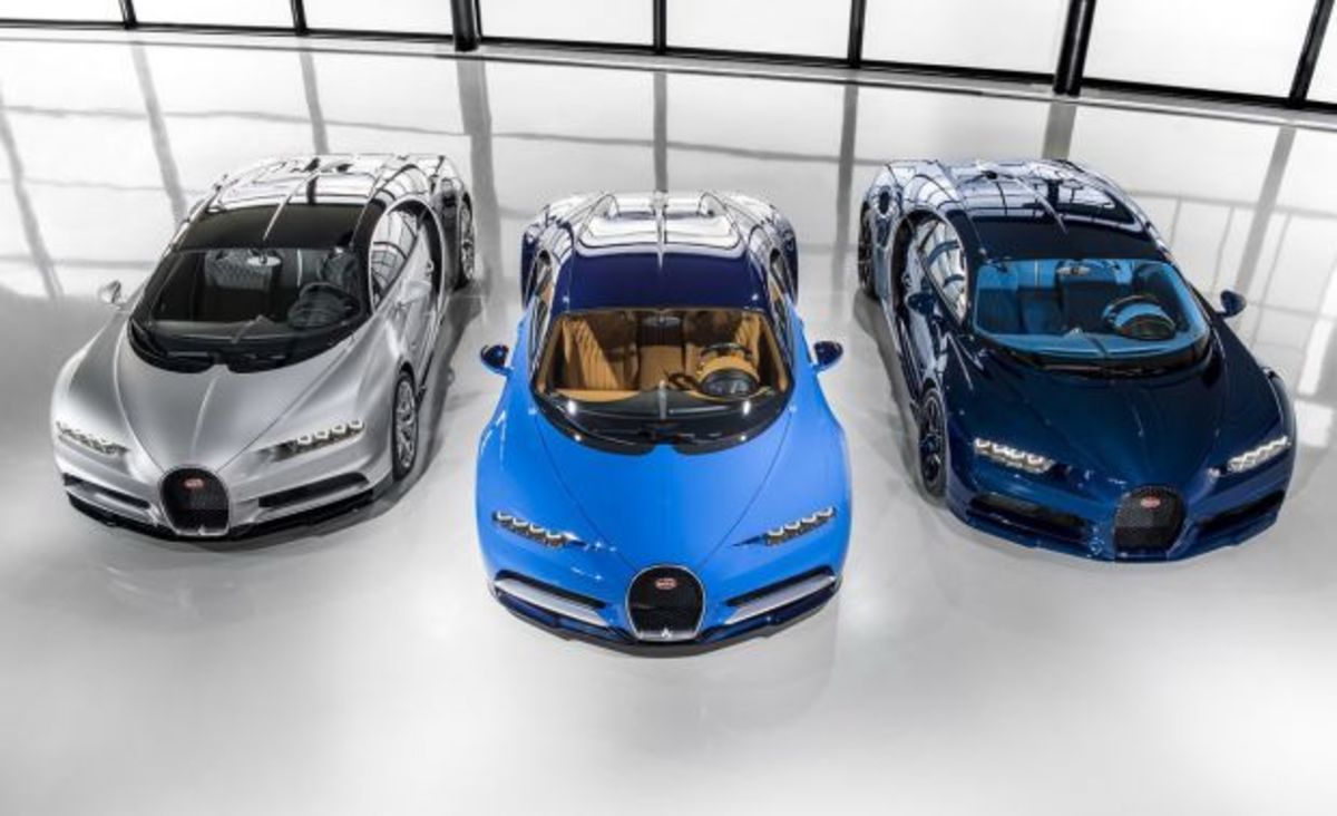 Παραδόθηκαν οι τρεις πρώτες Bugatti Chiron [vid]