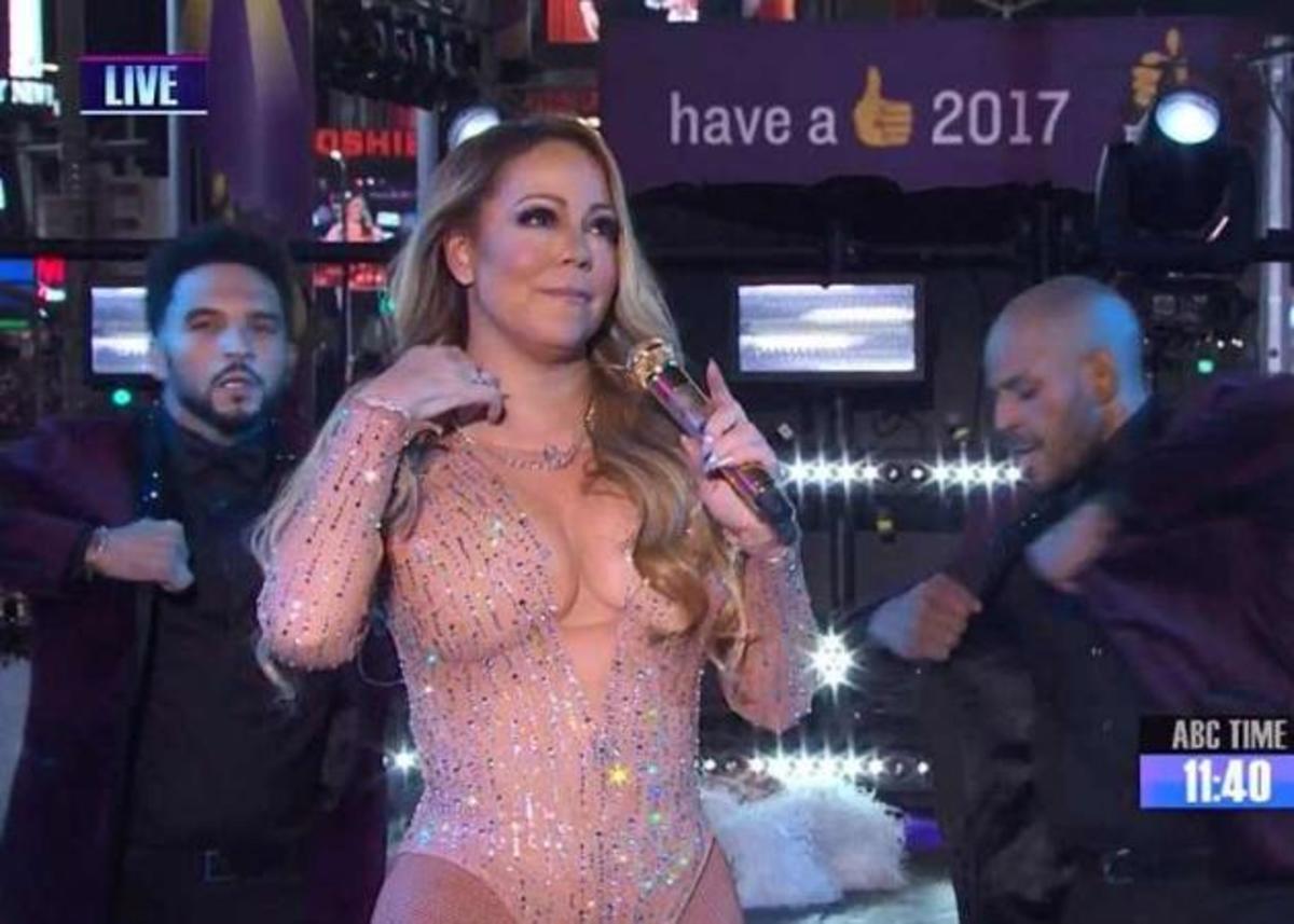 Απίστευτο ξέσπασμα της Mariah Carey στην Times Square! «Φιάσκο» η live εμφάνισή της