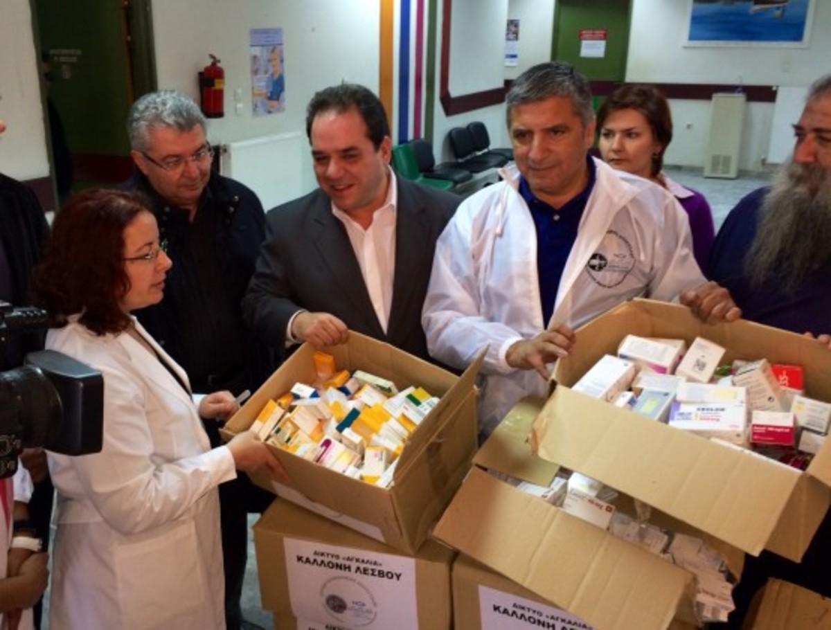 Φάρμακα απο την Αποστολή σε ανασφάλιστους πολίτες σε Καλλονή και Μυτιλήνη