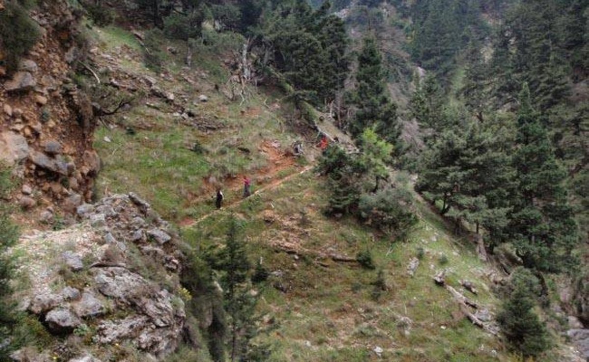 Εικόνα απο παλαιότερη εκδρομή του Ορειβατικού Συλλόγου Ηρακλείου στο φαράγγι - FlashNews