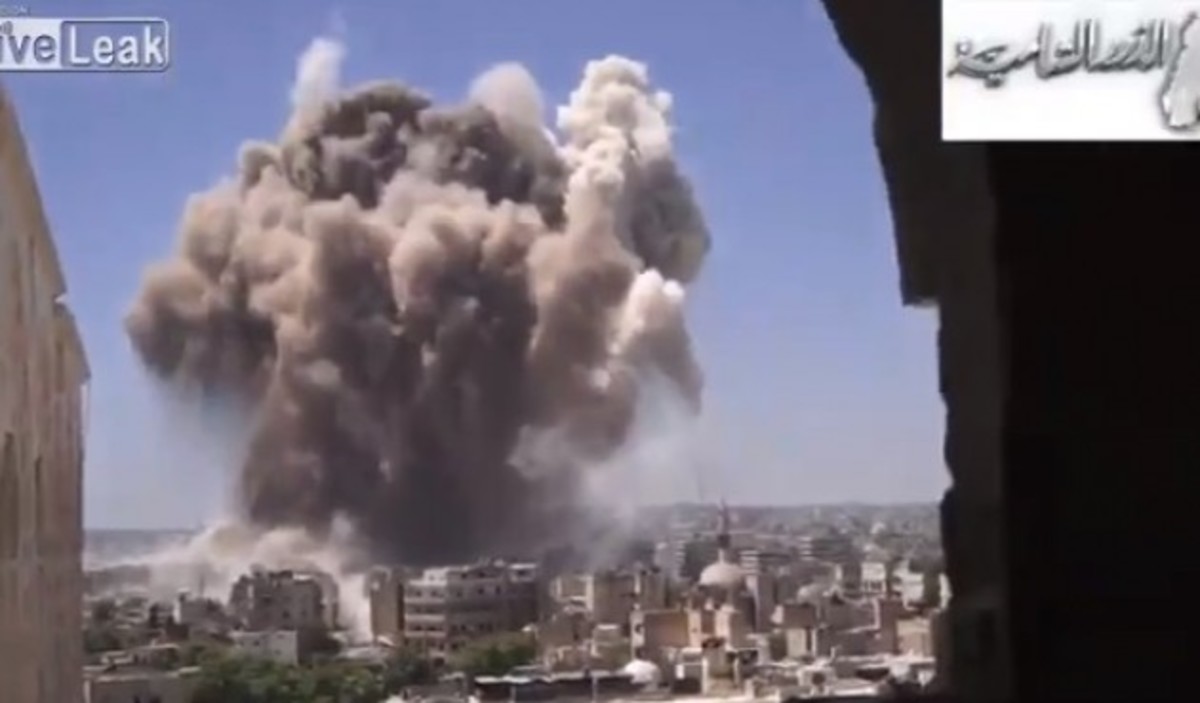 Απίστευτη έκρηξη στο Χαλέπι – ΒΙΝΤΕΟ