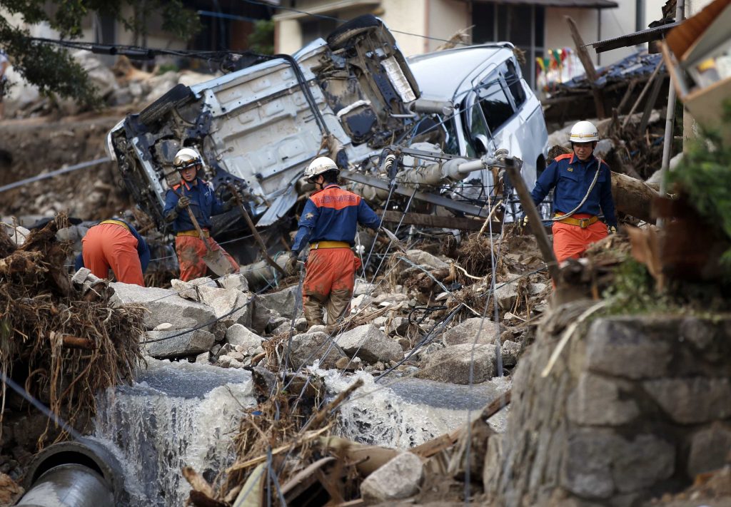 Στους 63 οι νεκροί από τις κατολισθήσεις στη Χιροσίμα – 25 αγνοούμενοι