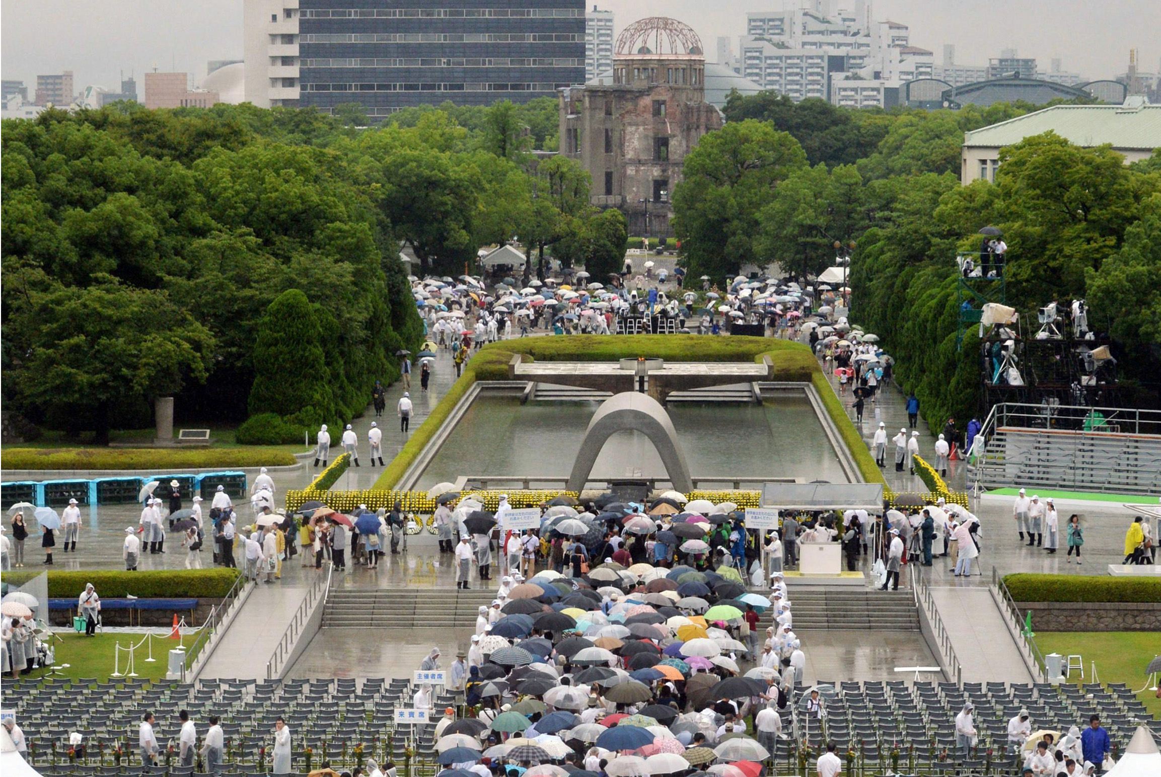 Ιαπωνία: Πλήθος κόσμου για την 69η επέτειο από τη Χιροσίμα