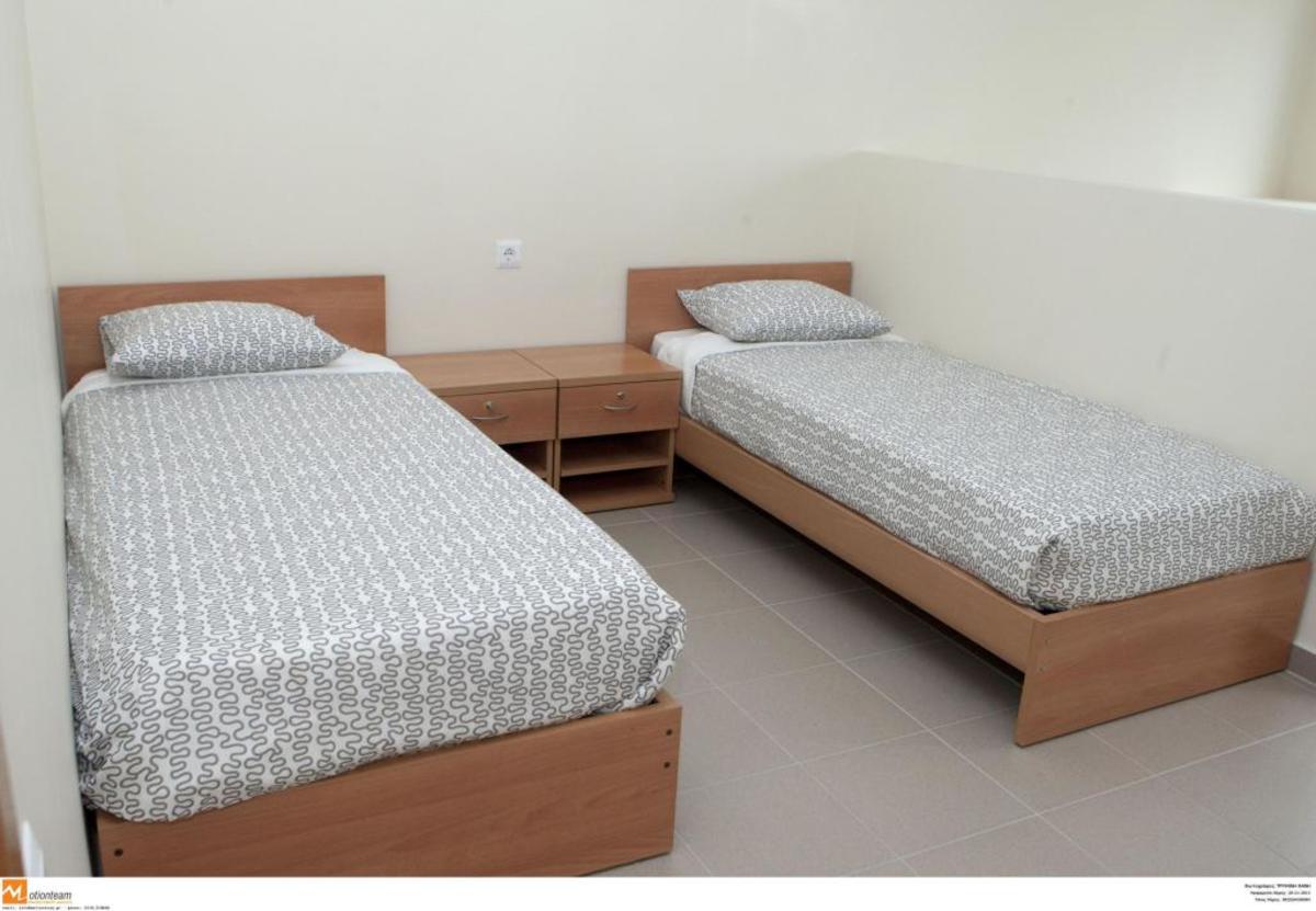 Τα κρεββάτια είναι έτοιμα για τους άστεγους - ΦΩΤΟ EUROKINISSI