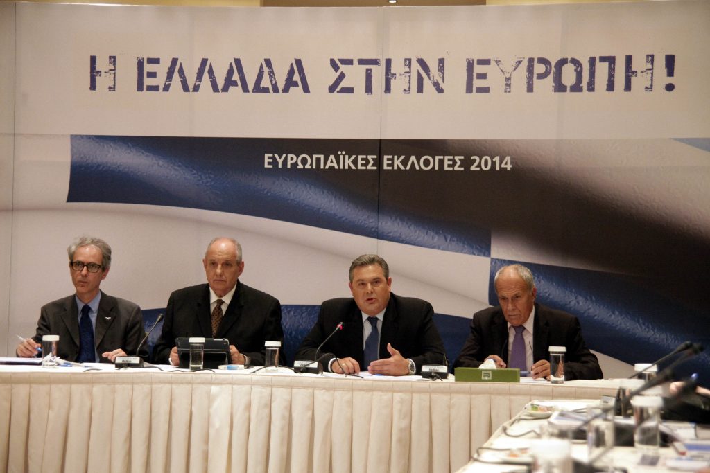 Ευρωεκλογές 2014: Π. Καμμένος: Τάζει ψέμματα ο Σαμαράς – Αν δεν πάμε καλά θα κάνω συνέδριο