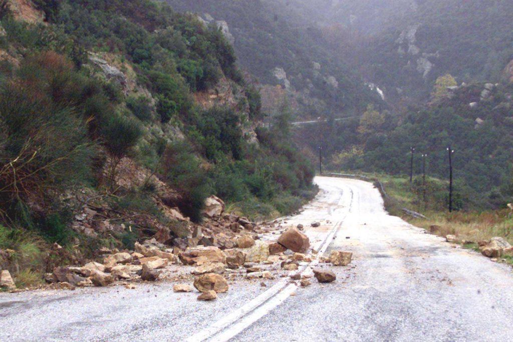 Νέες κατολισθήσεις από τις βροχοπτώσεις στα Γιάννενα