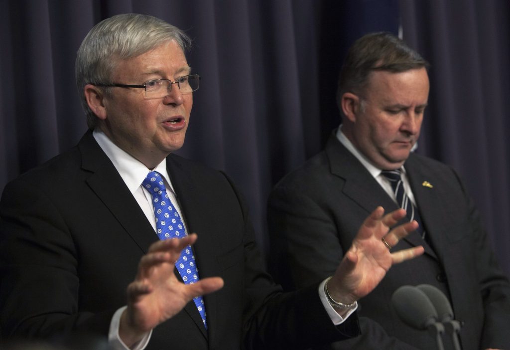 Ο Κέβιν Ραντ αναμένεται να είναι ο νέος πρωθυπουργός της Αυστραλίας