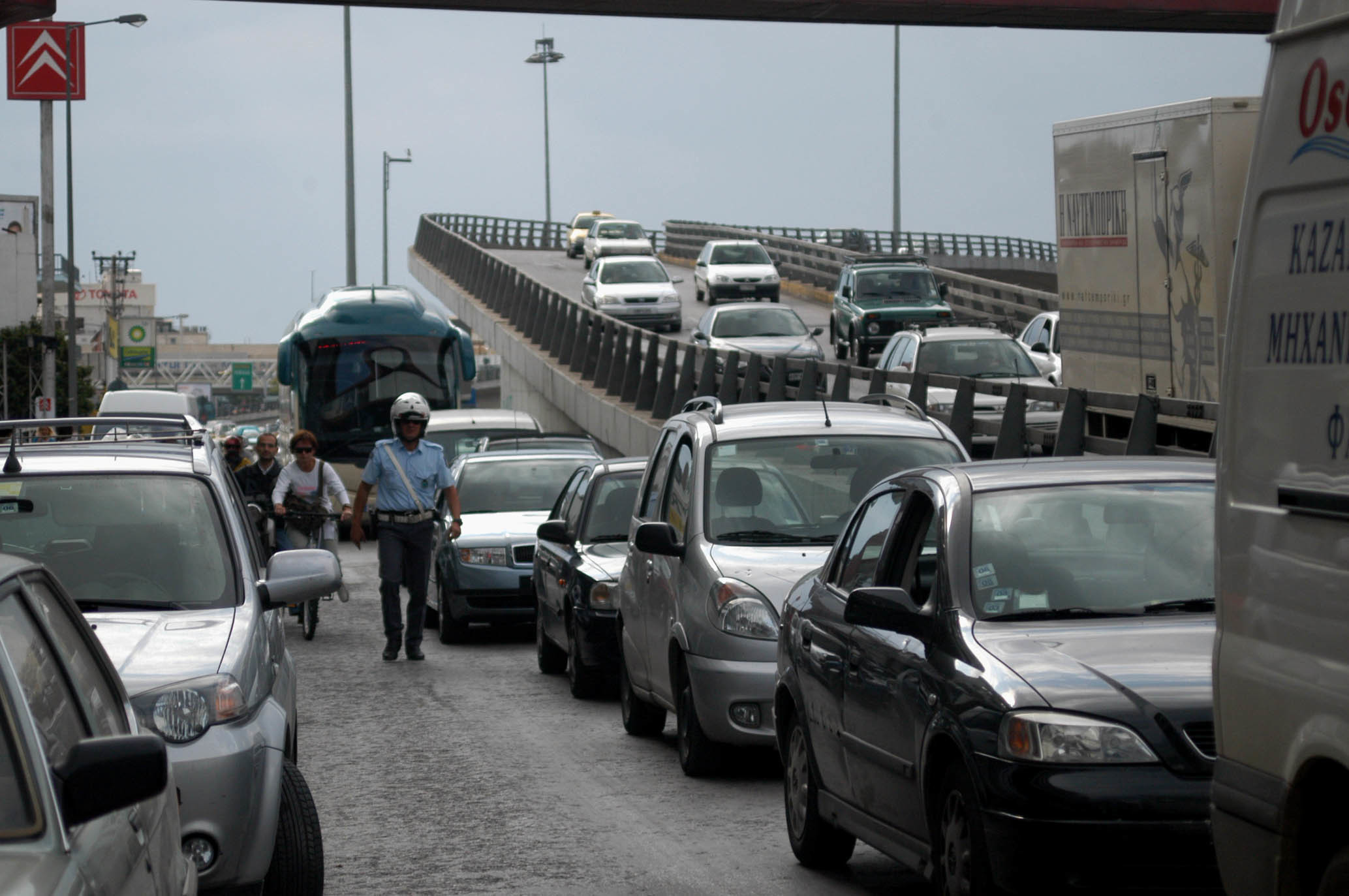 Καραμπόλα στον Κηφισό, πάνω από 10 χλμ το μποτιλιάρισμα!