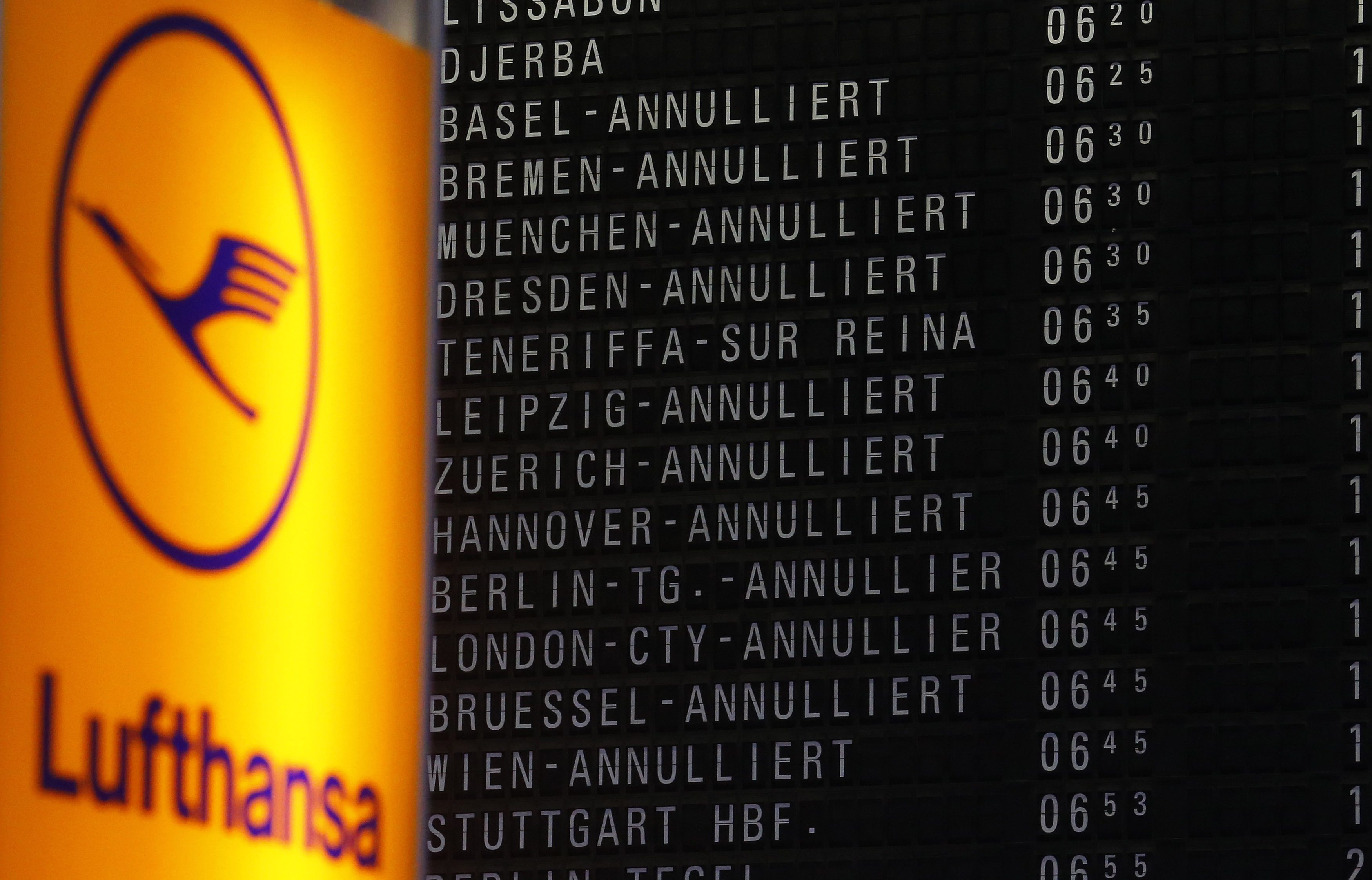 Ακυρώνονται πτήσεις της Lufthansa την Πέμπτη