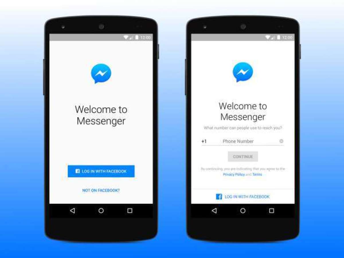 Το Facebook Messenger δεν απαιτεί λογαριασμό στο Facebook