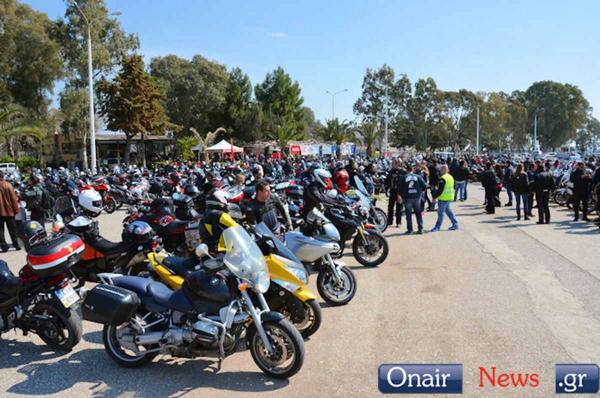 “Απόβαση” στο Μεσολόγγι έκαναν εκατοντάδες μοτοσικλετιστές! (ΦΩΤΟ)