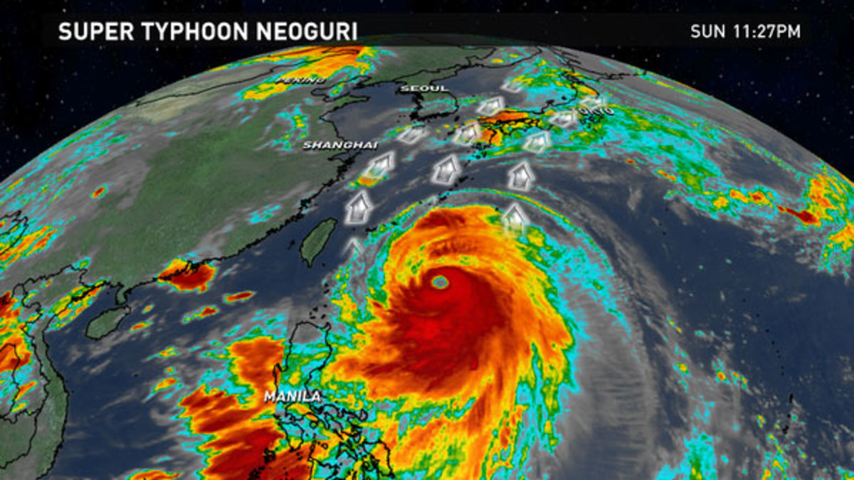Super τυφώνας πλησιάζει την Ιαπωνία