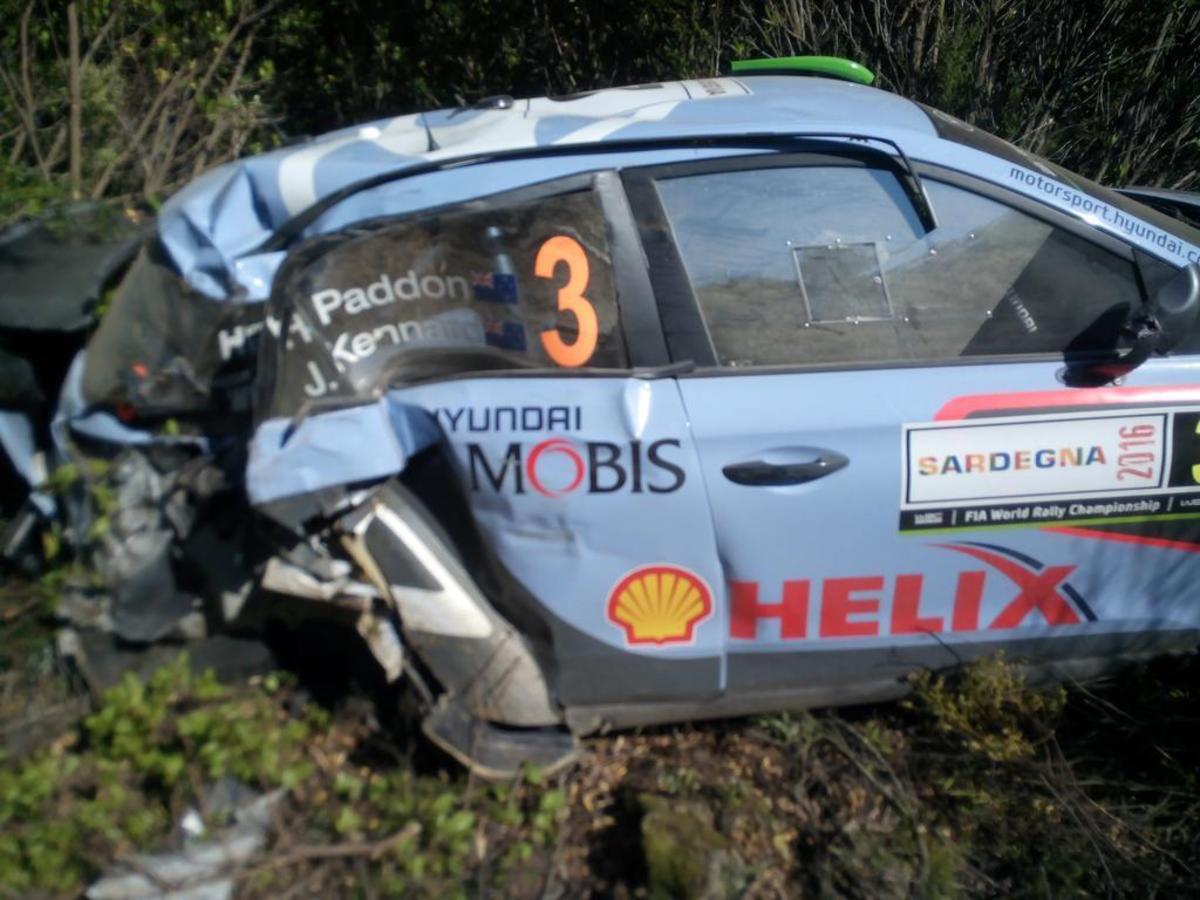 WRC, Ράλι Σαρδηνίας: Δείτε πώς κατέστρεψε ο Paddon το Hyundai i20 WRC (VIDEO)