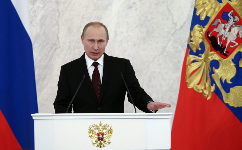 Ο Πούτιν θα ζητήσει από τα δυο σώματα της ρωσικής Βουλής να εγκρίνει το αίτημα της Κριμαίας