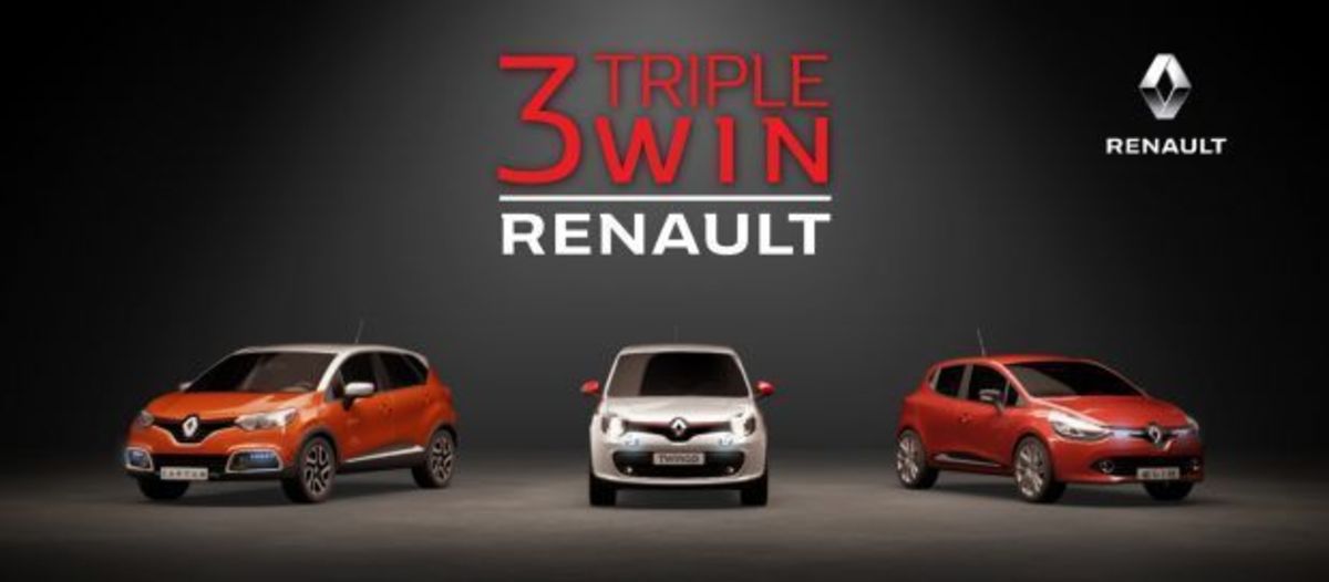 Μοναδικά οφέλη με το νέο πρόγραμμα Renault Triple Win