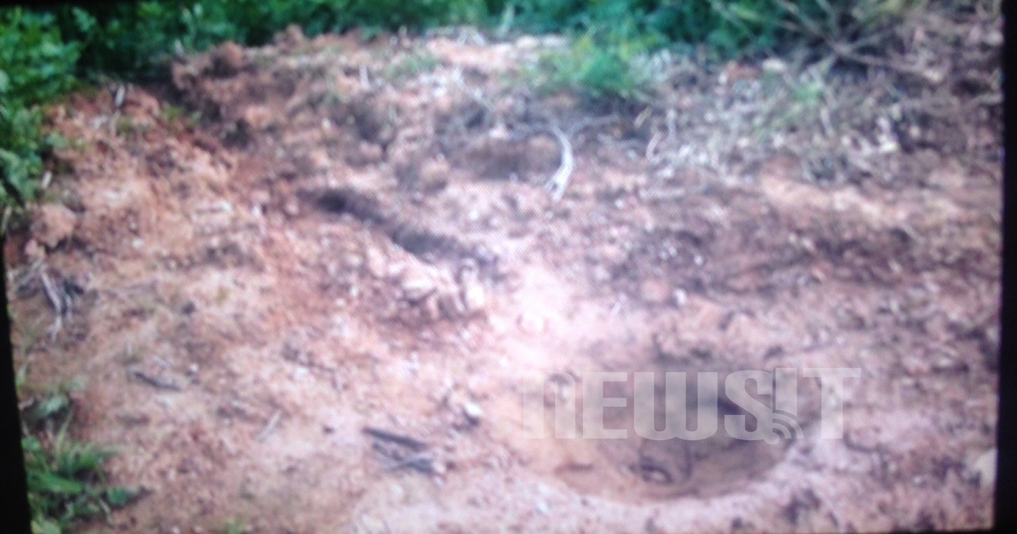 Αντιτρομοκρατική και στρατός εντόπισαν κρατήρα στη Βαρυμπόμπη (ΦΩΤΟ και BINTEO)